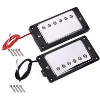 Tiltelio ir kakliuko chromuoti humbucker pikapai su tvirtinimo varžtais LP gitaroms