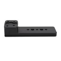 Lens Collar Replacement Foot Aluminum Telephoto Lens Support Baseplate Stand with 38mm for Arca gray