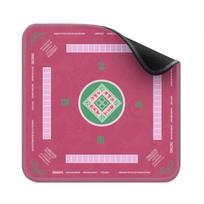 Yousheng Mahjong Table Mat Poker Domino Mahjong Tile Card Board Game Anti-slip Noise Reduction Square Mah Jongg Table Cover Playmat 80cm žalia