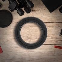 M42 į M42 reguliuojamo fokusavimo helikoidinis objektyvo adapteris makro žiedas priedas (36-90mm) 12mm-17mm
