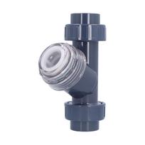 Y tipo filtras 40 mm PVC vamzdžiui Mažas pasipriešinimas Greitas srautas Y filtras-nuosėdinė filtruoklė chemijai