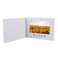 7 colių vaizdo atvirukas Elektroninė vaizdo brošiūra LCD ekranas Skaitmeninė brošiūra Kalėdoms