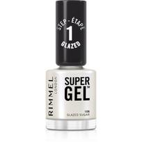 Rimmel Super Gel gelinis nagų lakas, stingstantis be UV / LED lempos atspalvis 106 Glazed Sugar 12 ml