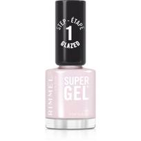Rimmel Super Gel gelinis nagų lakas, stingstantis be UV / LED lempos atspalvis 105 Pink Glazed 12 ml