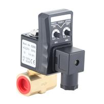 Elektroninis išleidimo vožtuvas su laikmačiu, bako išleidimo elektrinis solenoidinis vožtuvas oro kompresoriaus padalijimui