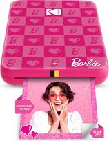 "Barbie" x "Kodak Step Slim" belaidis momentinis nešiojamasis nuotraukų spausdintuvas - spalvoti atspaudai iš cinko 2 x 3 colių lipduko atgal Nuotraukos iš "iOS" ir "Android" įrenginių per "Bluetooth" programą - ikoniškas stilius