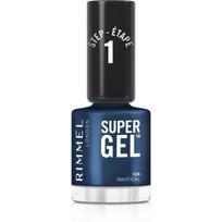 Rimmel Super Gel gelinis nagų lakas, stingstantis be UV / LED lempos atspalvis 104 Nautical 12 ml