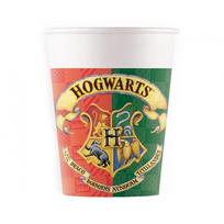 Puodeliai popieriniai "Harry Potter Hogwarts Houses" (8vnt/200ml)