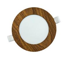 LED įleidžiamas lubinis šviestuvas CIRCLE LED/6W/230V 4200K diametras 11,8 cm ruda