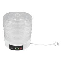 Maisto džiovintuvas Maistinis 350W 50Hz 5 padėklai Rankenėlės valdymas Elektrinis maisto džiovintuvo prietaisas su dangčiu