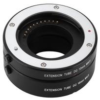 Makro priartinimo žiedas 10mm 16mm Automatinis fokusavimas Artimo kadro adapterio žiedai M43 jungtis mažiems objektams black