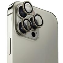 uniq Optix Aluminium Camera Lens Protector iPhone 16 Pro 6.3" / 16 Pro Max 6.9" titanium grey glass