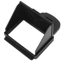 Kameros ekrano gaubtas LCD saulės skydelis ABS sulankstomas lengvas paprastas montavimas kameros priedas 5D