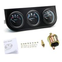 3 viename automobilio matuoklio automatinio matuoklio voltmetro vandens matuoklis ir alyvos preso matuoklis 52 mm trigubo matuoklio rinkinys