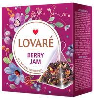 LOVARE Berry jam uogų 2g 15 piramidžių