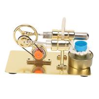 Stirlingo variklio modelio rinkinys Naujas Įdomus Stirlingo mokslinis fizinis modelis su LED lempute skirtas