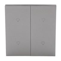 4 kanalų išmanusis šviesos jungiklis Tuya ZigBee telefonui balsui laikmačiui rankiniam valdymui belaidžiams scenarijams beige