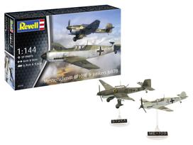 Revell - Messerschmitt Bf109E & Junkers Ju87B Stuka, 1/144, 03770