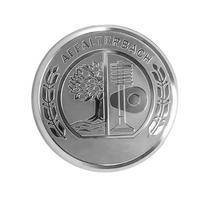 3D 52mm Sidabrinis/Auksinis Automobilio Vairaračio Emblemos Ženkliukas Lipdukas skirtas  W463 W205 W177 W212 W246 W169 G63 GLC GLE AMG Lipdukas sidabras
