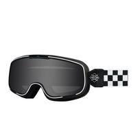 BOLLFO Motocikliniai akiniai Retro Harley Beveidis Motociklas Apsauga nuo rūko Apsauga nuo dulkių Miopija Jojimo akiniai Bet kokiu oru Uniform size juoda