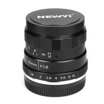 NEWYI 50mm F1.8 E Mount Large Aperture Portrait Manual Lens for Sony A9 A7 Series A6600