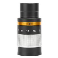 Dengimas Astronominis teleskopas 7–21 mm Nuolatinio priartinimo okuliaras 1,25 colio 31,7 mm Sidabrinis