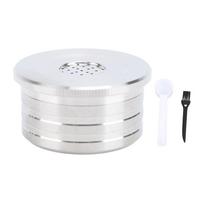 Daugkartinio naudojimo kavos kapsulė Nerūdijančio plieno daugkartinio naudojimo kavos kapsulė DELTA Q kavos aparatui su popieriumi with Brush Spoon