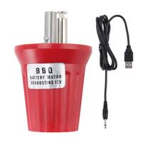Grilio kepsninės sukamasis variklis, didelės sukimosi 5 V–12 V USB pastiprinimo elektrinis grilio rotatoriaus variklis