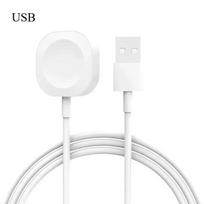 Magnetinis belaidis USB Type C įkroviklis IWatch 10/9/8/7/6/SE USB C nešiojama greito įkrovimo stotelė Apple Watch Series Ultra USB 1Meter balta