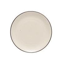 Costa Nova Akmens masės salotų/desertinė lėkštė Augusta, ⌀ 22 cm - Juoda