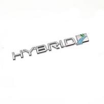 3D Metal HYBRID Logo Car Emblem Fender Badge Rear Trunk Decal For Reiz RAV4 HYBRID Sticker Auto Styling Accessories sidabras