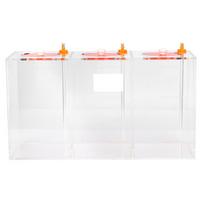 Transparent Acrylic Dosing Pump Store Reservoir Barrel Titration Tank Aquarium 4.5L