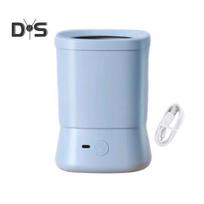 Automatinis šuns letenų valiklis USB įkraunamas šuns letenų plovimo puodelis silikoninis purvinų pėdų valymo aparatas mažiems, vidutiniams, dideliems katėms, šunims pilka