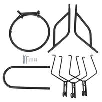 Basketball Return Attachment for Hoop Carbon Steel Heavy Duty Basketball Rebounder Training