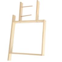 Kilimų vėlimo rėmas DIY rankdarbių gamybai, nerūdijančio plieno, ąžuolo medienos tekstūros, lengvai montuojamas, kilimų gamybos rėmas