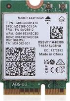 HighZer0 Electronics AX411 WiFi 6E kortelė | Trijuostis Wi-Fi | Iki 3,0Gbps | CNVio2 M.2 Wifi kortelė kompiuteriui | Palaiko Bluetooth 5.3 | Reikalingas Intel 12+ kartos procesorius Windows 10/11, Linux | AX411NGW