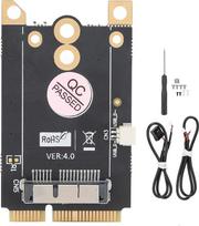 PCI-E Express WiFi tinklo adapteris Belaidžio LAN kortelės adapteris (be WiFi kortelės) 12+6 kontaktų, skirtas Broadcom BCM94360CD BCM943602CS BCM94360CS2 BCM94331CD BCM943224P