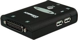 VALUE KVM jungiklis "Star", 1U - 2 kompiuteriai, HDMI, USB