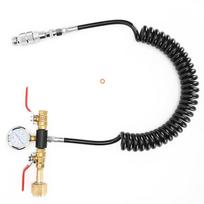 CO2 Dvigubo vožtuvo sodos žarna su 3000 psi matuoklio rinkinio priedais W21.8-14 Soda Stream