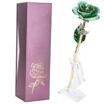 Gold Dipped Rose 24k Girlfriends Wife Valentine   s Day Creative Gift Wedding Decor and Base