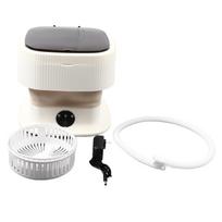 Foldable Washing Machine 10L Capacity Portable Mini Washer for Baby Clothes Underwear Socks chaki