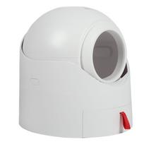 Uždara kačių kraiko dėžė, pusiau automatinė, 45 l, didelės talpos, nuimamas kačių tualetas, skirta naudoti patalpose, balta