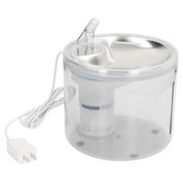 Cat Water Fountain 2.6L Automatic Stainless Steel Transparent Quiet Pet Drinking Fountain