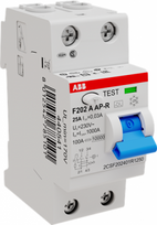 F202 A-25/0.03 AP-R Residual Current Circuit Breaker (RCCB) 2P 25A 30mA A 2CSF202401R1250 | 8012542785101
