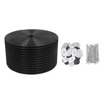 Solar Panel Bird Guard PVC Coated Black Rustproof 100ft Solar Panel Critter Wire Mesh Roll black