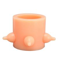 Gyvūnėlio pieno maitintuvas, maistinio silikono, su keliais čiulptukais, mažų gyvūnėlių žindymo dubenėlis kačiukui, šuniukui