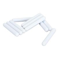 10 vnt magnetinio maišymo strypo profesionalus 60x9 mm dangos PTFE magnetinis maišymo strypas, skirtas laboratorijai baltai white
