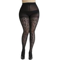 Fashion Women Pantyhose Spring Summer Ultra Thin 15D Leopard Print Tights Female Plus Size Highly Elastic Slim Stockings XL juoda