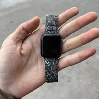 Anglies pluošto rašto dirželis „Apple Watch Ultra“ 49 mm, 8, 7, 6, 5, 4, Se, 45 mm, 41 mm, 44 mm, 40 mm apyrankei, „iwatch“ 3 serijos 42 mm, 38 mm 38/40/41mm black