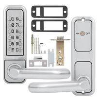 Zinc Alloy Waterproof Password Mechanical Keypad Keyless Lock for Office Interior Wooden Doors